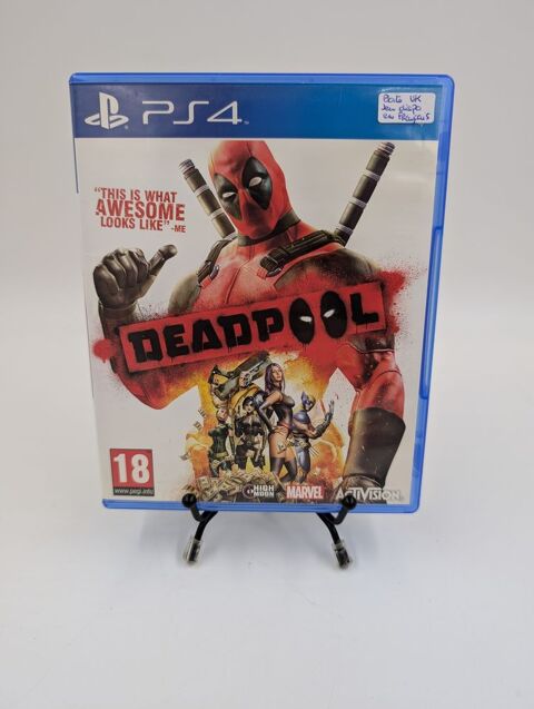 Jeu Playstation 4 Deadpool en boite, sans notices 125 Vulbens (74)