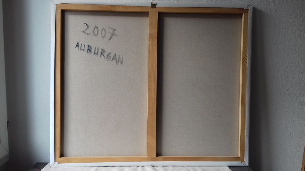 Peinture &agrave; l'huile sur toile de l'artiste G&eacute;rard Auburgan Décoration