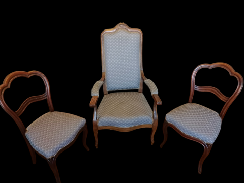 Fauteuil Voltaire avec ses deux chaises 100 Bretteville-sur-Laize (14)