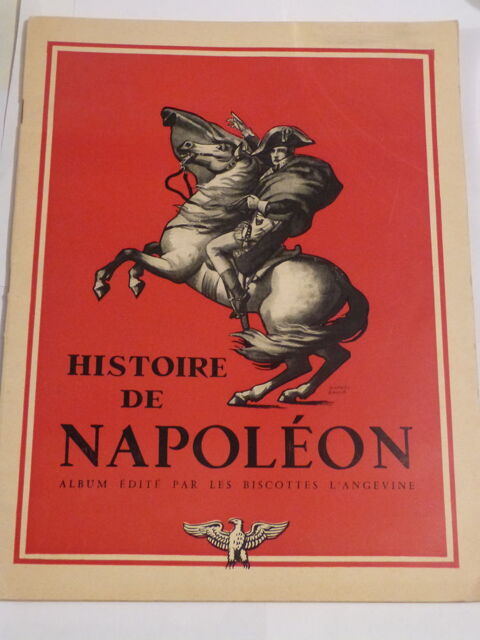 HISTOIRE DE NAPOLEON  livre d'images biscottes l'angevine 20 Brest (29)