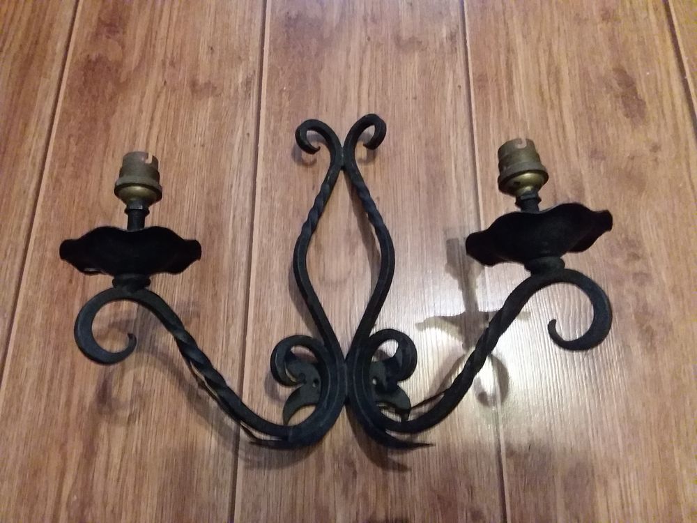 Luminaires fer forg&eacute; vintage Décoration