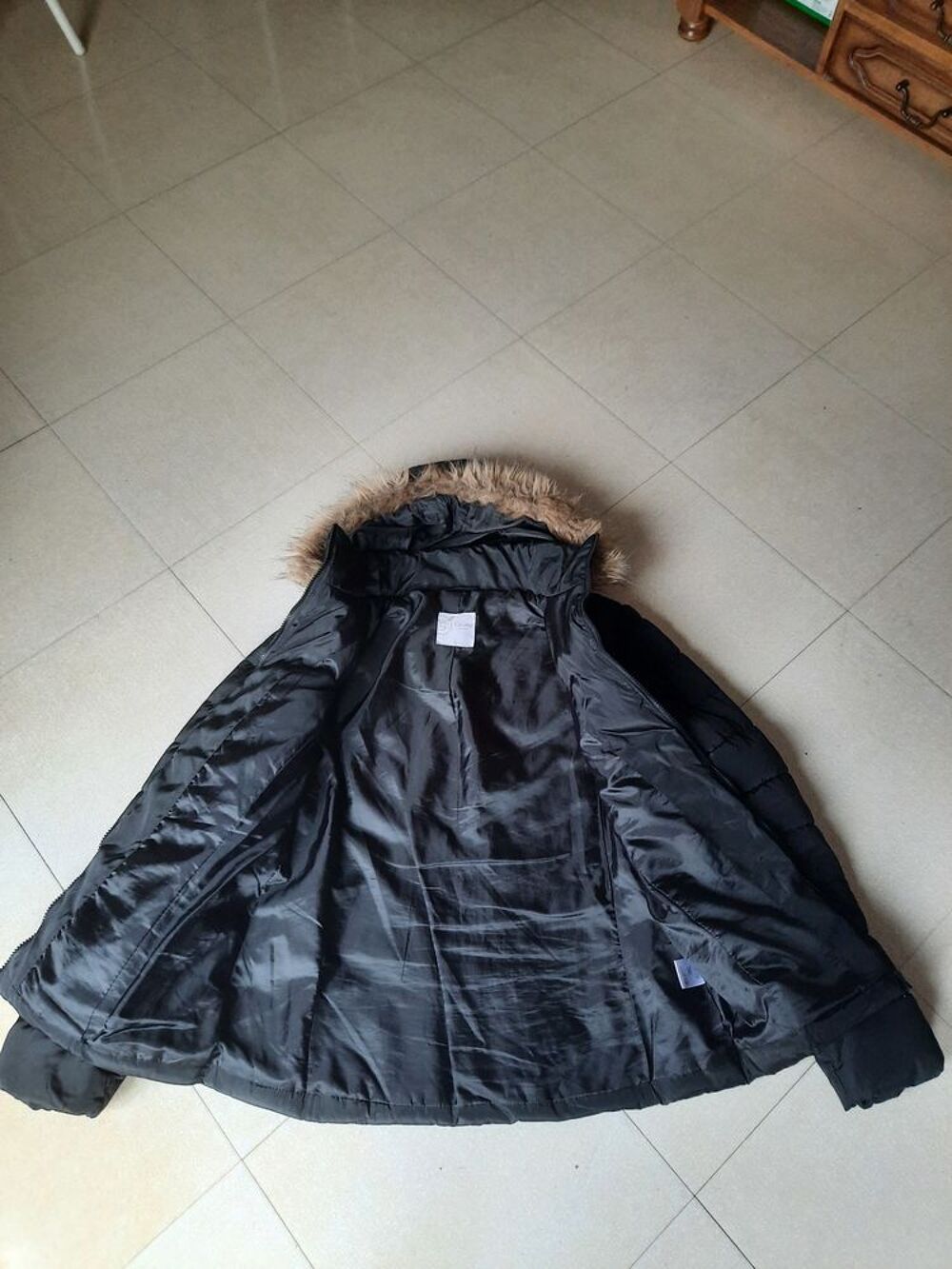 blouson doudoune noir Vêtements