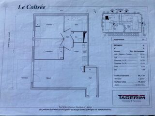  Appartement � vendre 3 pi�ces 68 m� Toulouse