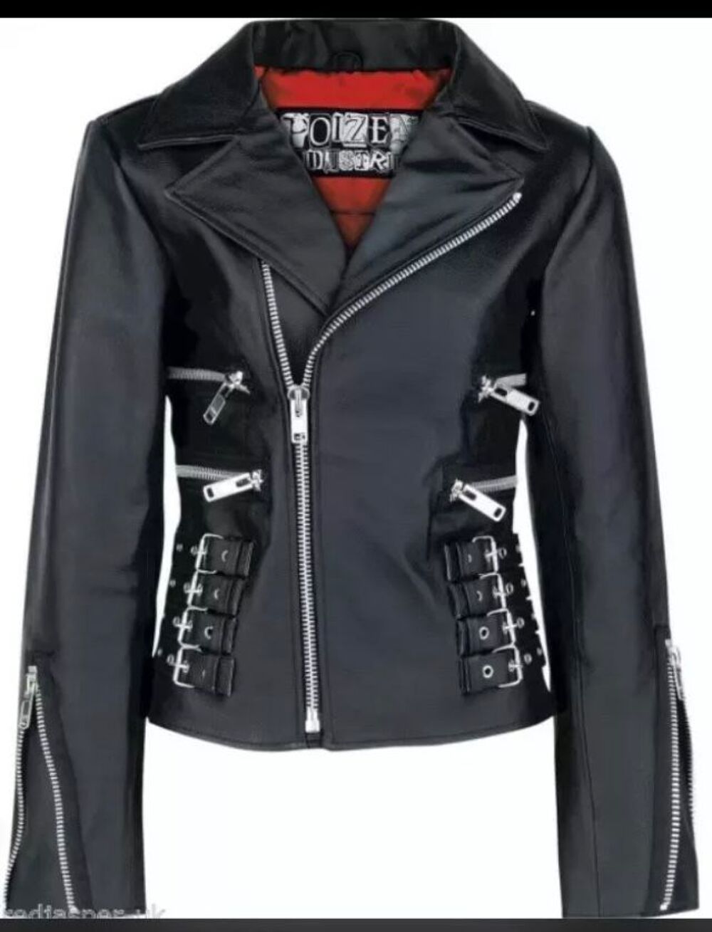 Veste Biker Perfecto Poizen Industries Taille S Cuir Vêtements