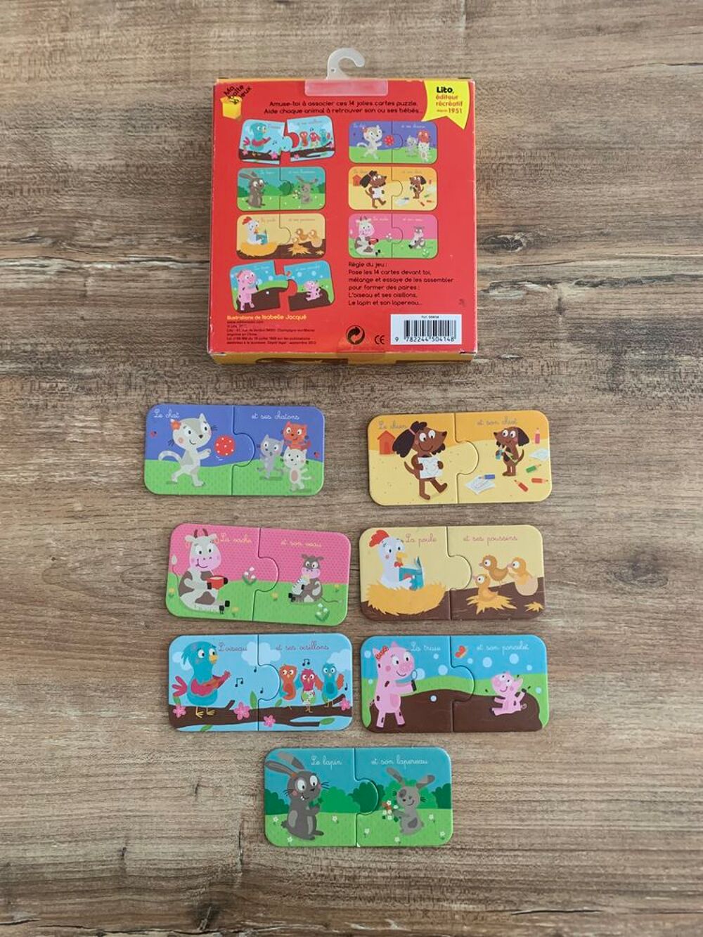 4 puzzles enfant Edition Lito " Les animaux Jeux / jouets