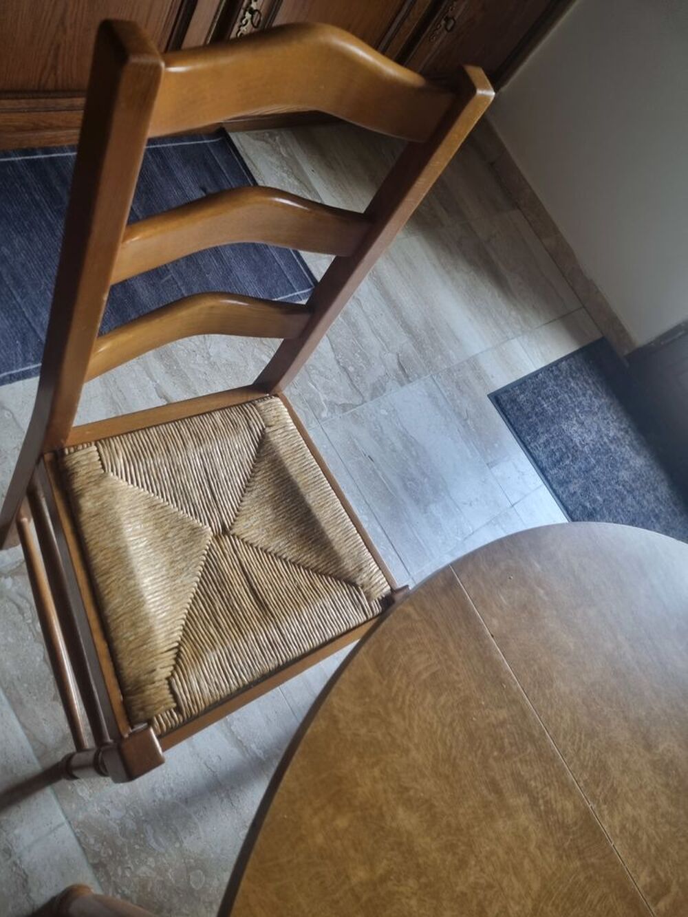 Lot de 4 chaises ch&ecirc;ne Meubles