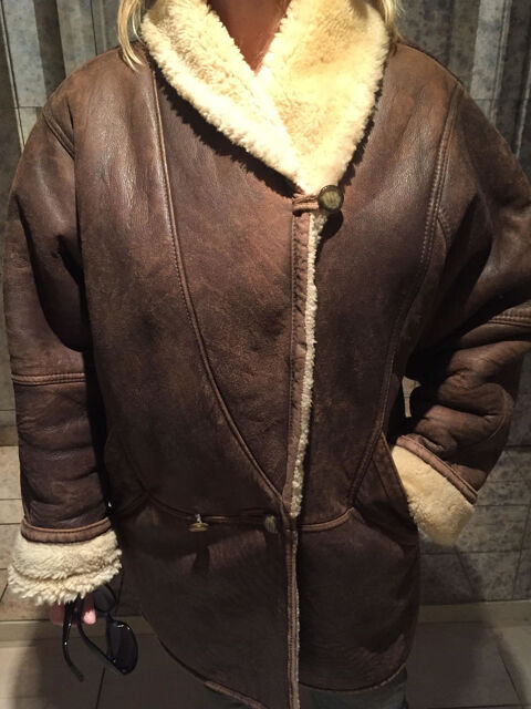 MANTEAU VINTAGE MOUTON RETOURNE VERITABLE 80 Cros De Cagnes (06)