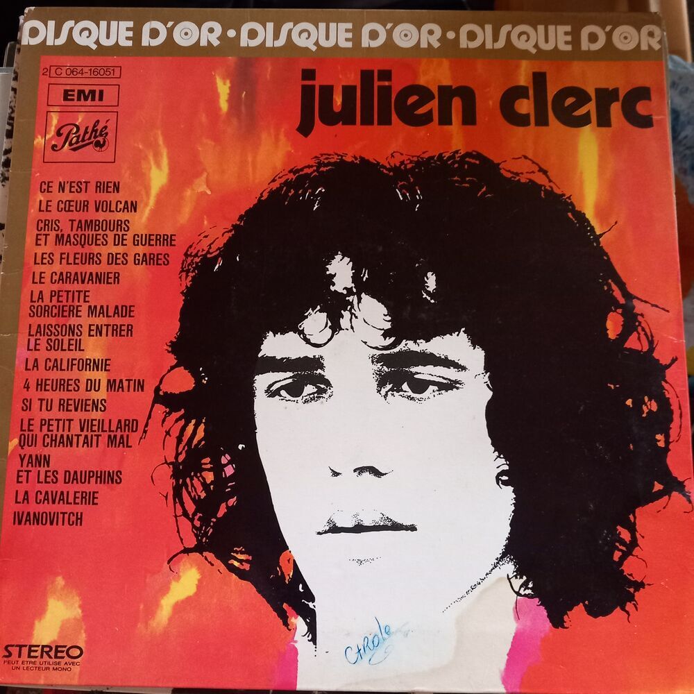 JULIEN CLERC / 8 X DISQUES VYNIL 33 TOURS CD et vinyles