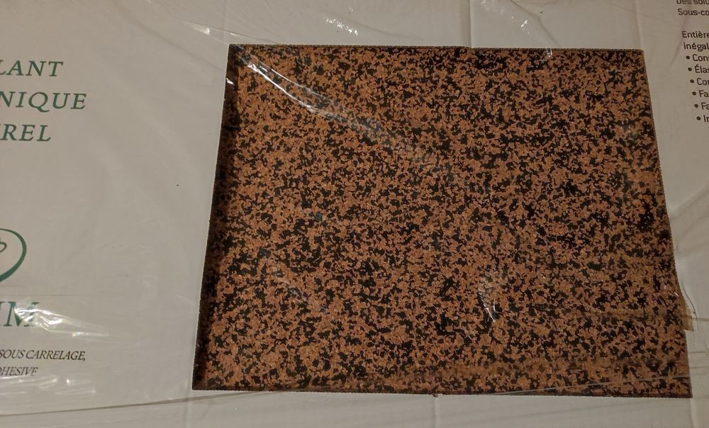 LOT ISOLANT PHONIQUE LIEGE NATUREL EN PLAQUE Bricolage