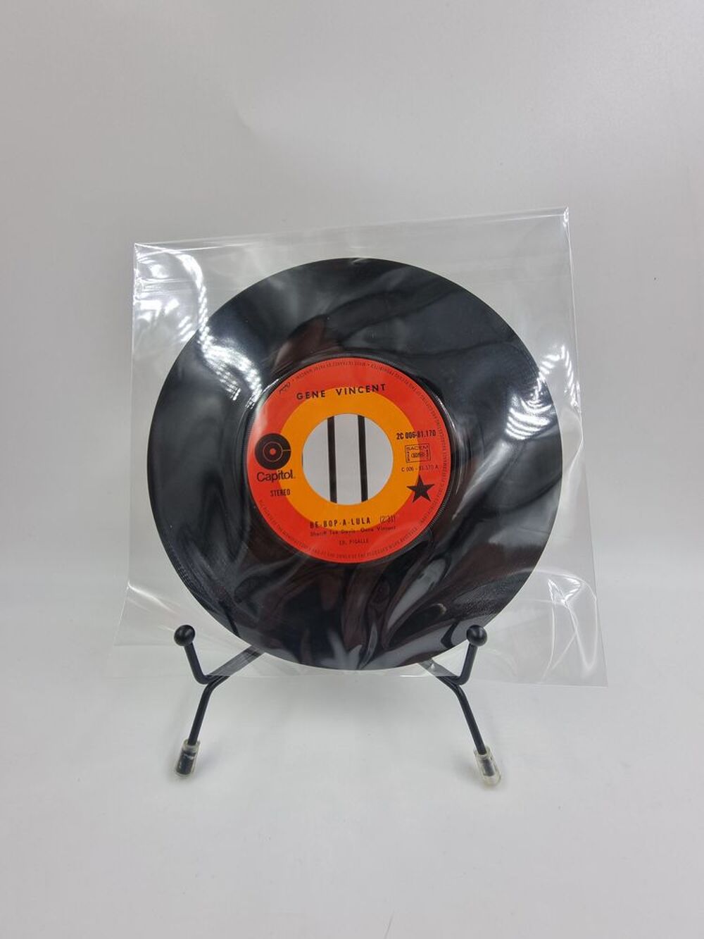 Vinyle 45 tours Gene Vincent : Be-Bop-A-Lula / Baby Blue... CD et vinyles