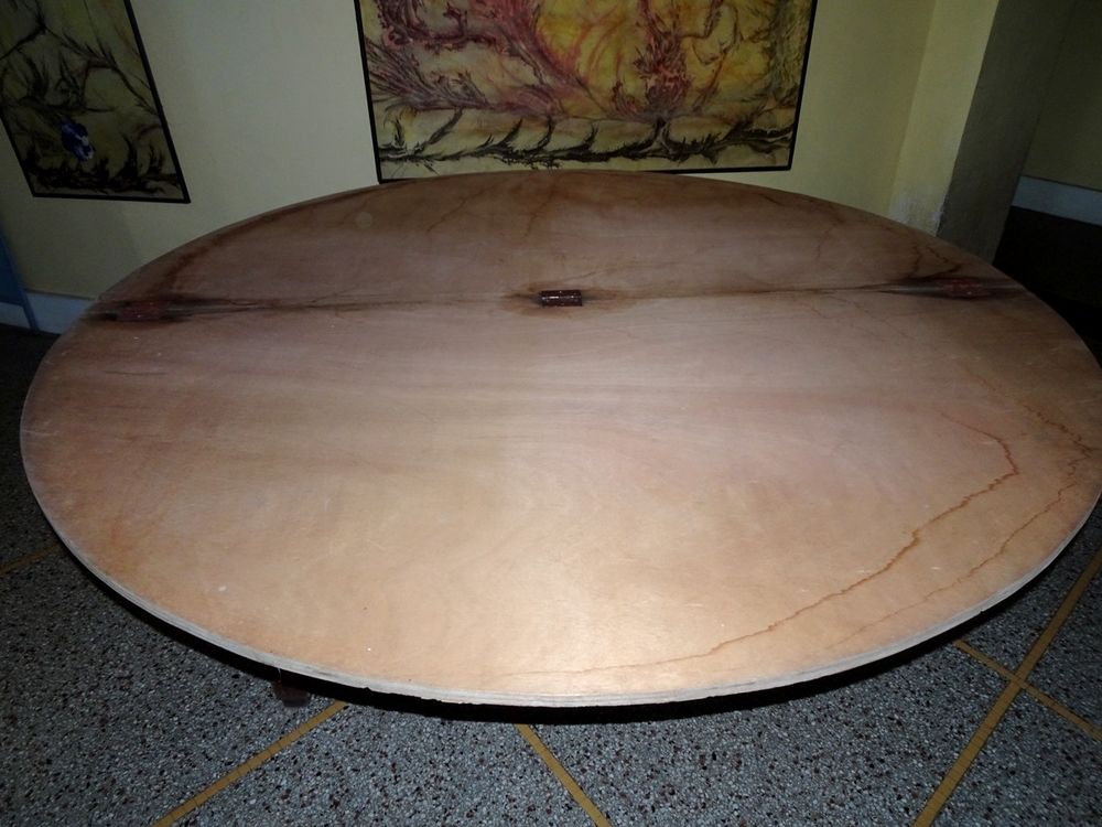 Table d'appoint ronde diam&egrave;tre 1m72 d&eacute;montable Meubles