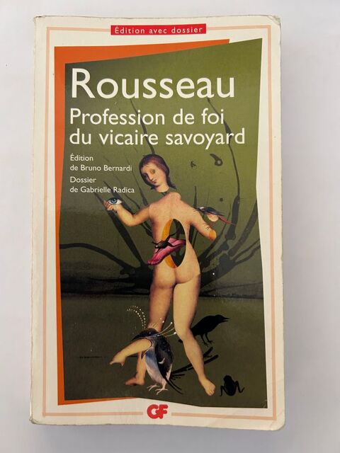 Livre  Profession de foi du vicaire savoyard  Tonneins (47)