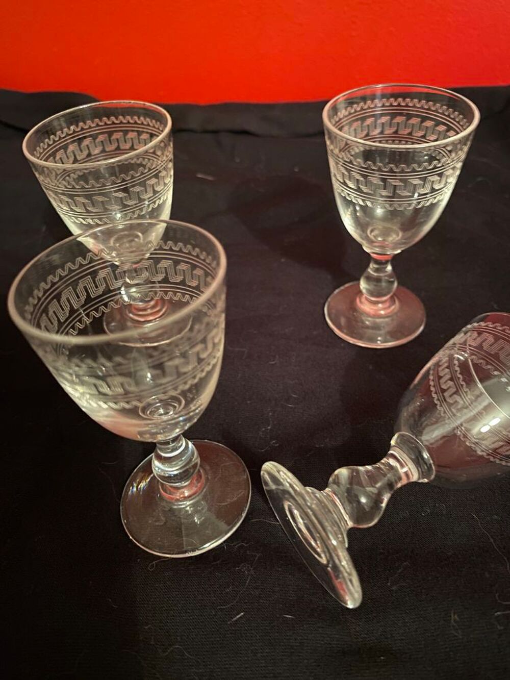 VERRES BACCARAT Décoration