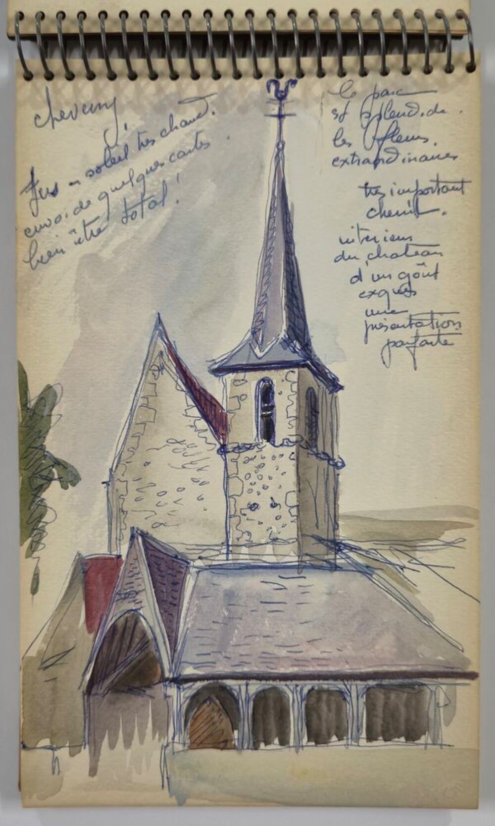 Suzanne GU&Eacute;GUEN (1900-1979) Carnet de route d'une randonn&eacute;e 