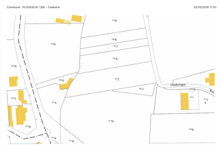 Vente Terrain terrain 1805m2 sur la commune de Plouescat Bretagne Plouescat