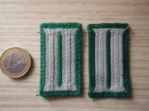 pattes de col infanterie Allemande  �quipement militaire 10 Valognes (50)