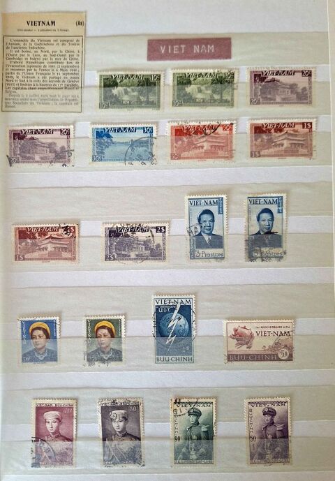 S�rie de timbres de collection du Vietnam 30 Gap (05)