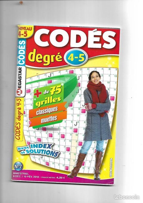 LOT DE MOTS FLECHES CROISES CODES 45 Saint-Denis-en-Val (45)