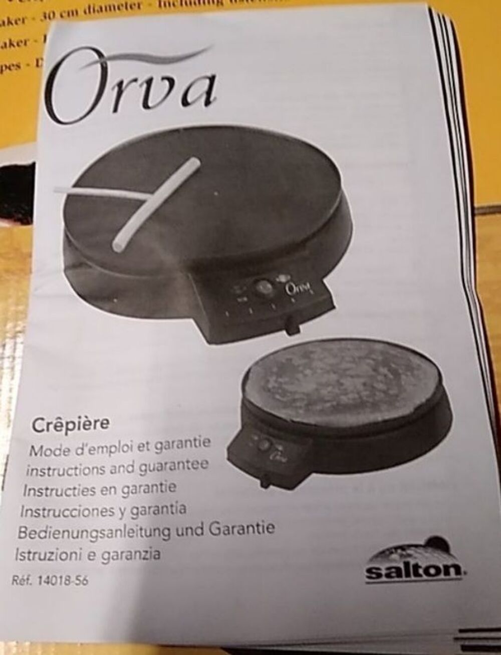 Cr&eacute;pi&egrave;re &eacute;lectrique Cuisine