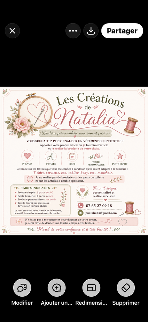 Broderie personnalis&eacute;e 0 69005 Lyon