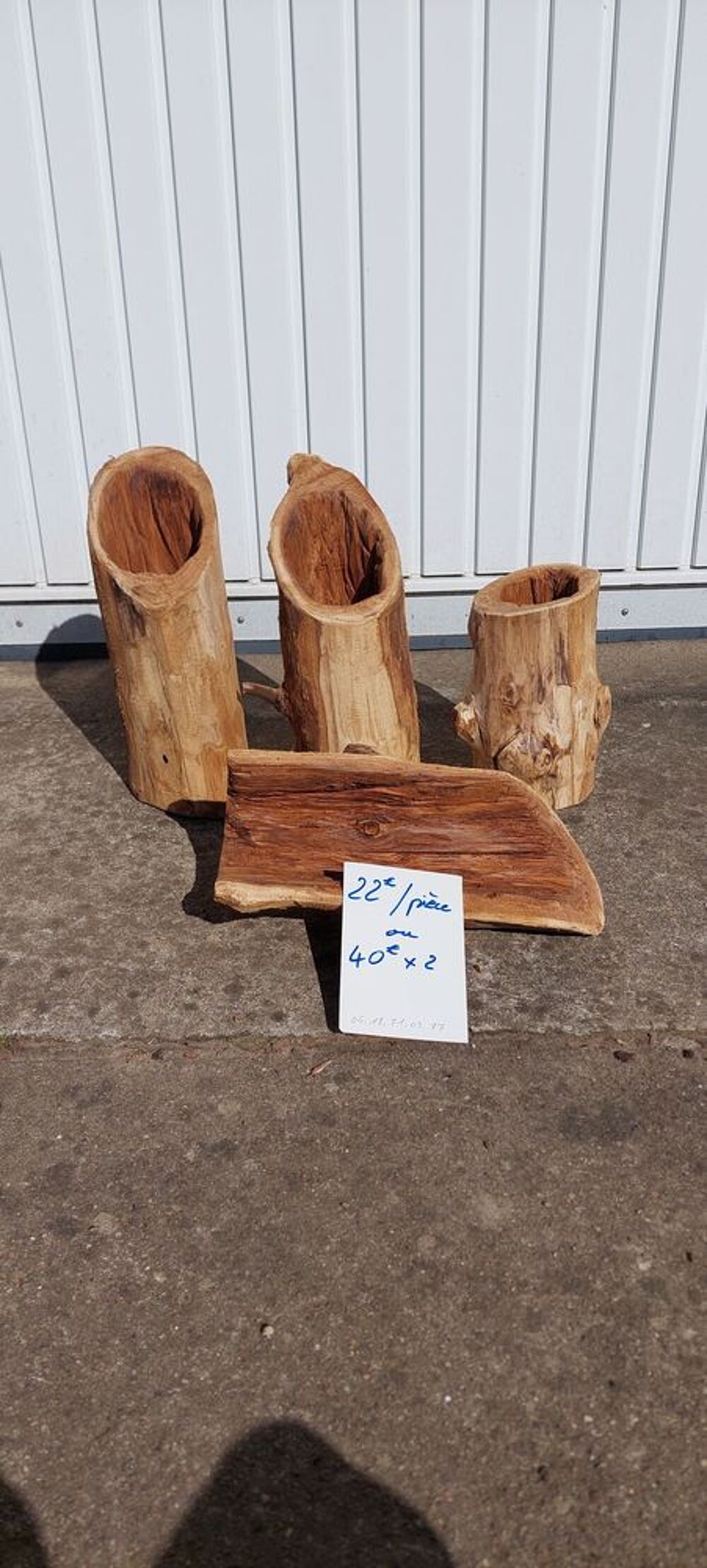 Promo tronc de Ch&acirc;taignier &agrave; partir de 20 € les 2 Jardin