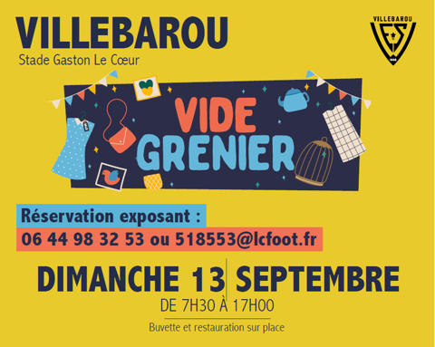 VIDE GRENIER 2026 Villebarou (41)