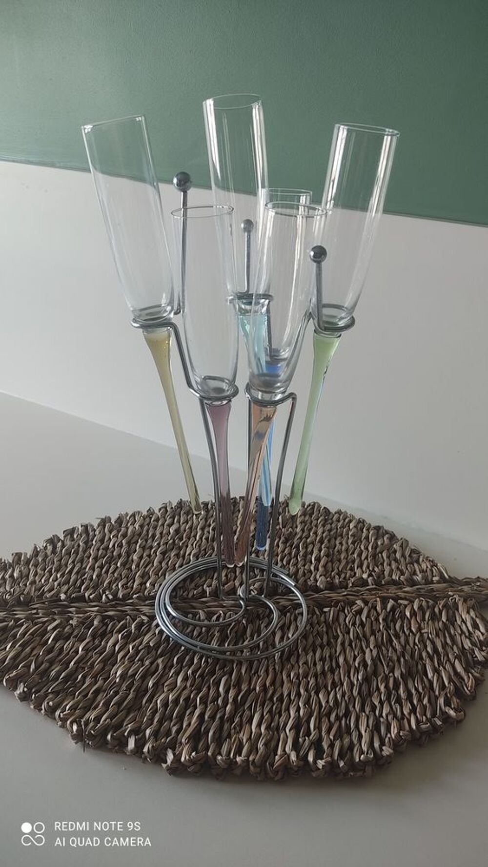 Fl&ucirc;tes &agrave; champagne Décoration