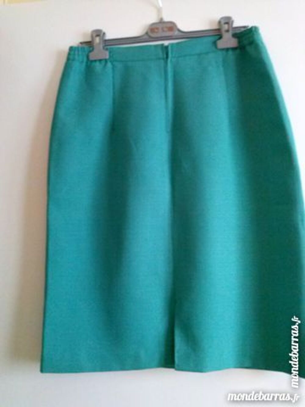 Jupe droite verte Vêtements