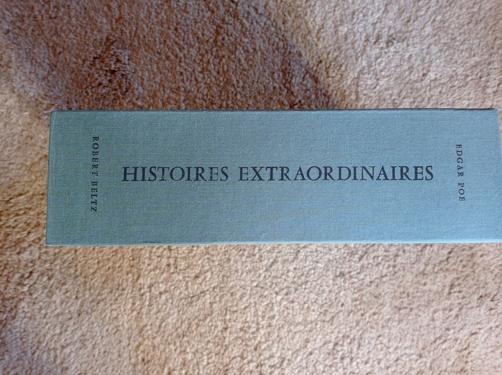 ROBERT BELTZ - HISTOIRES EXTRAORDINAIRES Ex. 213/280. Livres et BD
