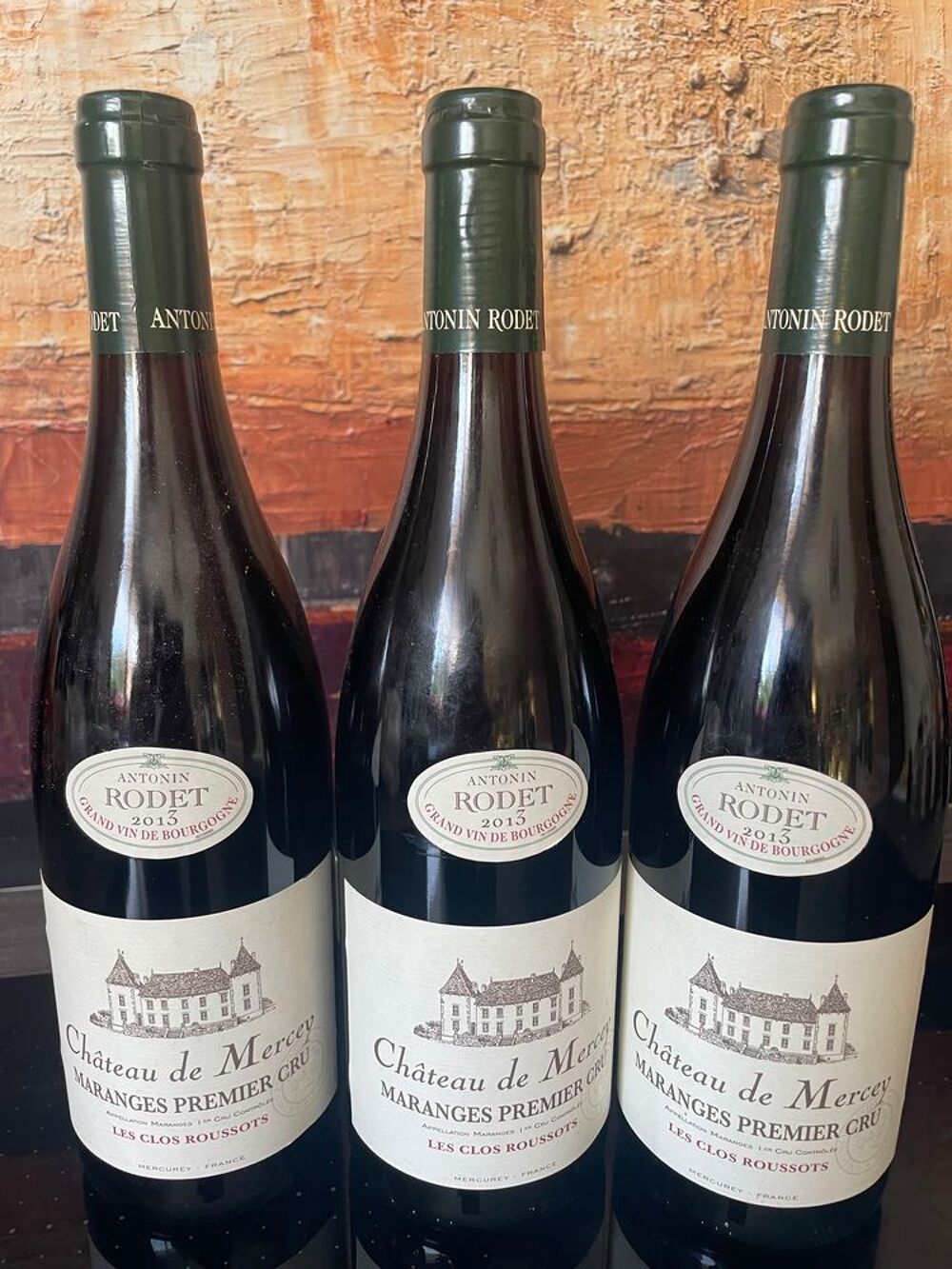 1 BT MARANGES 1er Cru 2013 Les Clos Roussots Ch&acirc;teau Mercey Cuisine