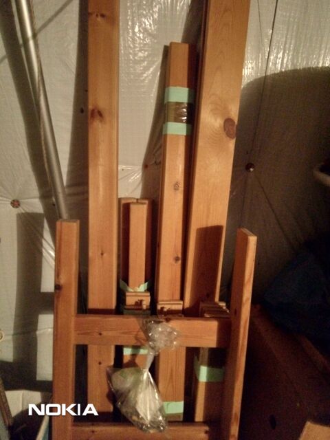 Lit mi-hauteur en 90 pour enfants 45 Ste (34)
