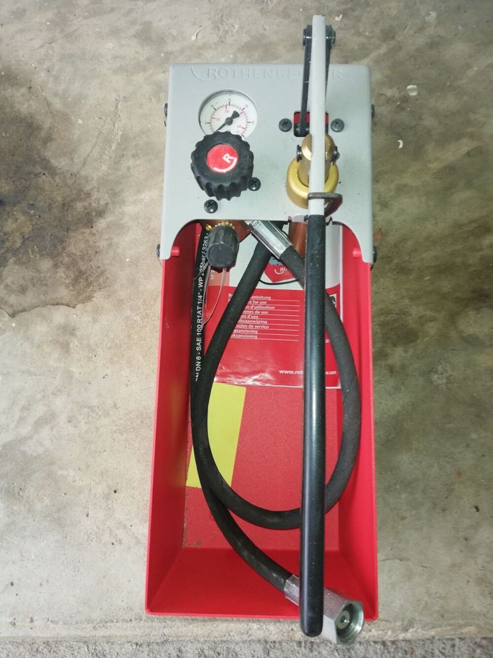 Pompe d'&eacute;preuve manuelle 5 l TP25 ROTHENBERGER
Bricolage