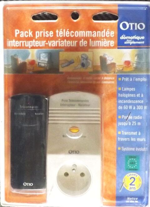 Prise tlcommande avec variateur de lumire 220 v OTIO 30 trchy (91)