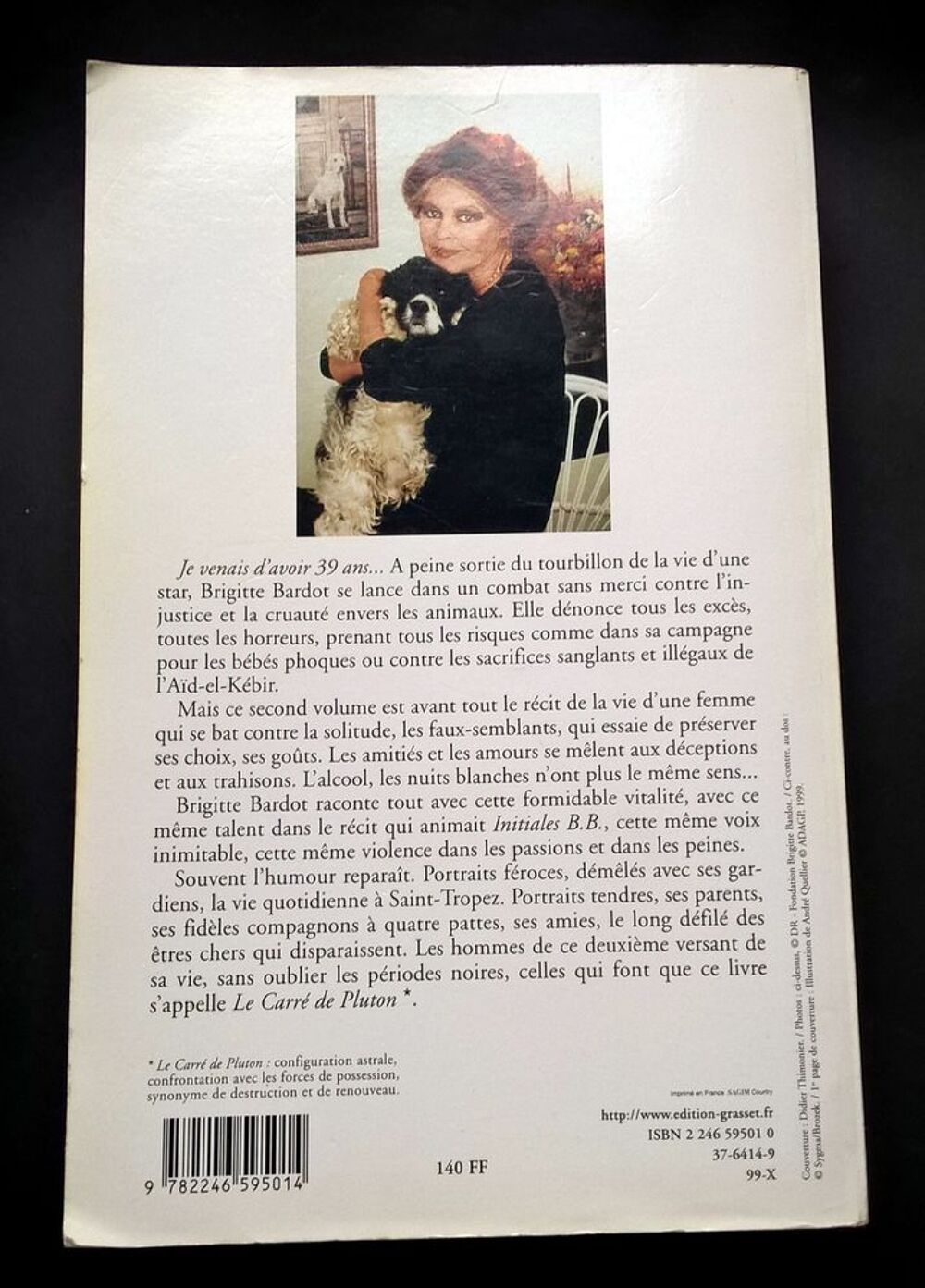 Le Carr&eacute; de Pluton (m&eacute;moires de Brigitte Bardot) Livres et BD