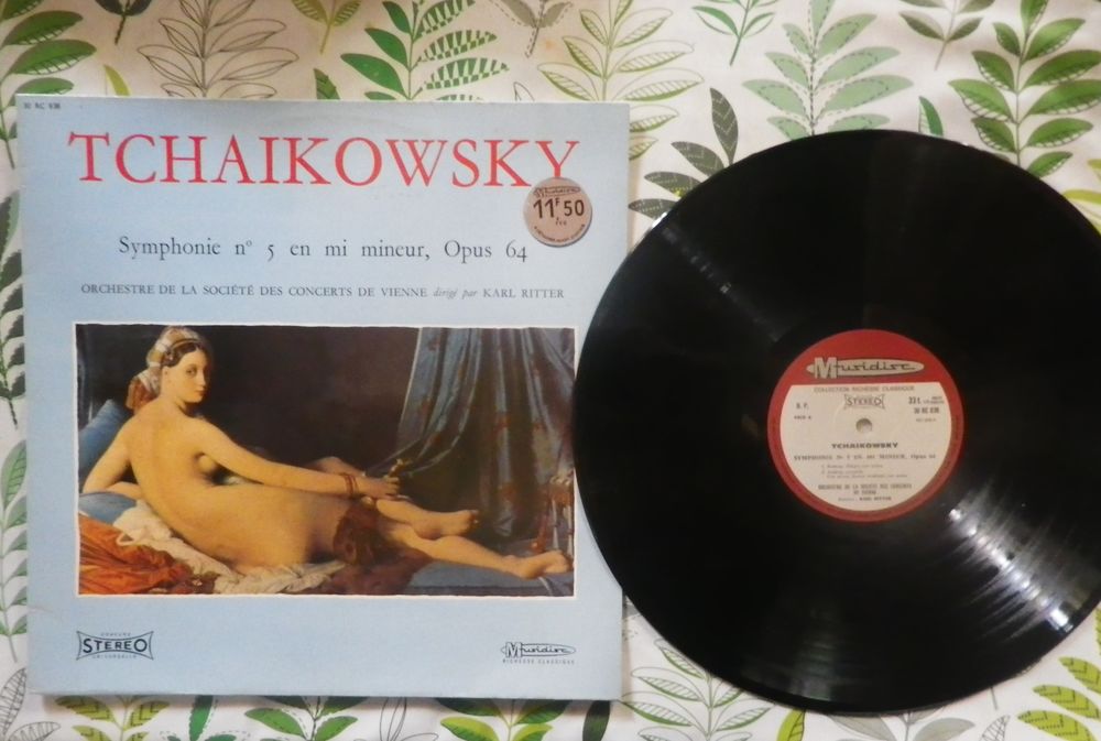 TCHAIKOWSKY Symphonie n&deg;5 en mi mineur Opus 64 Vynil 33T CD et vinyles