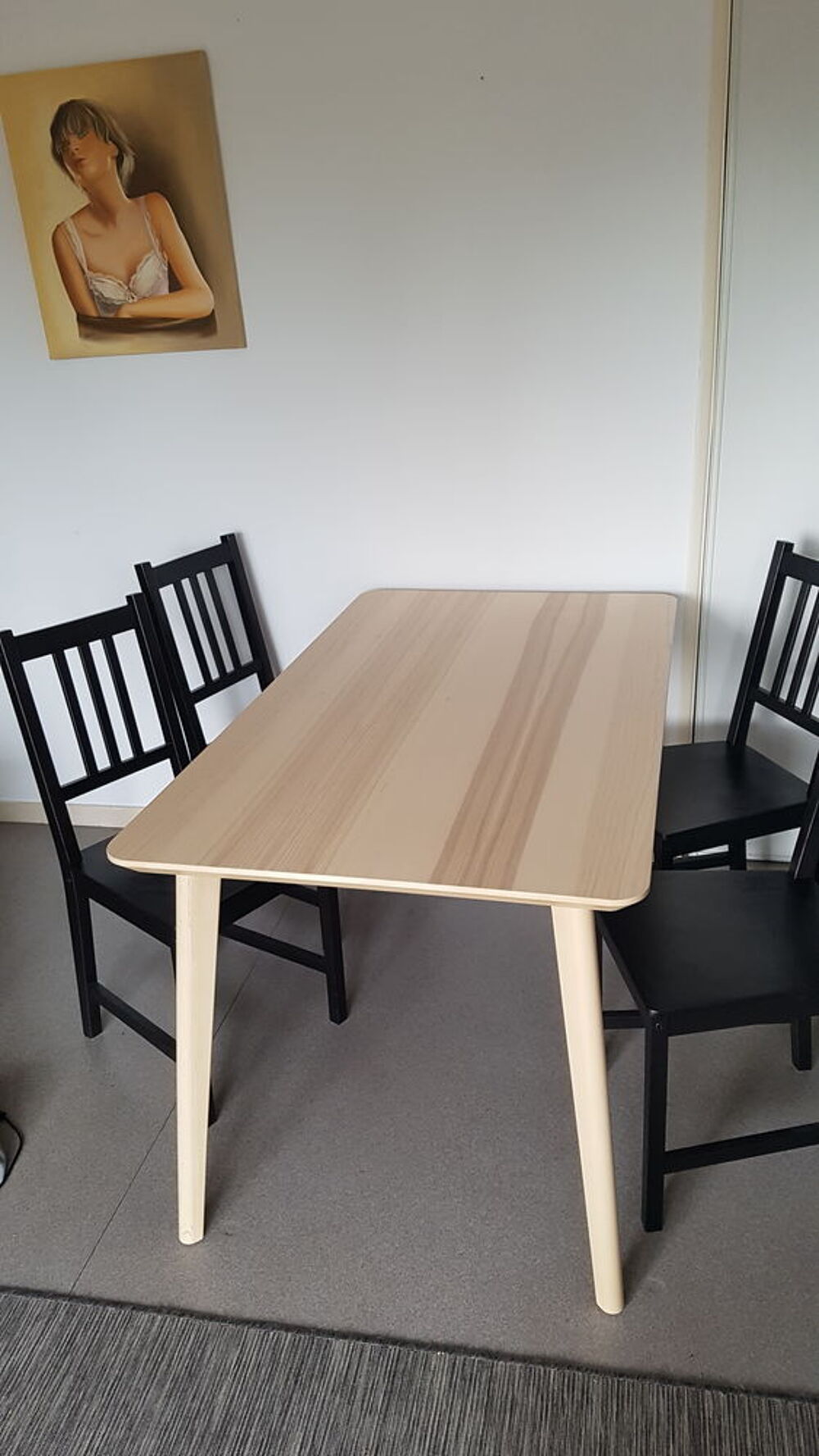 Table + 4 chaises Meubles