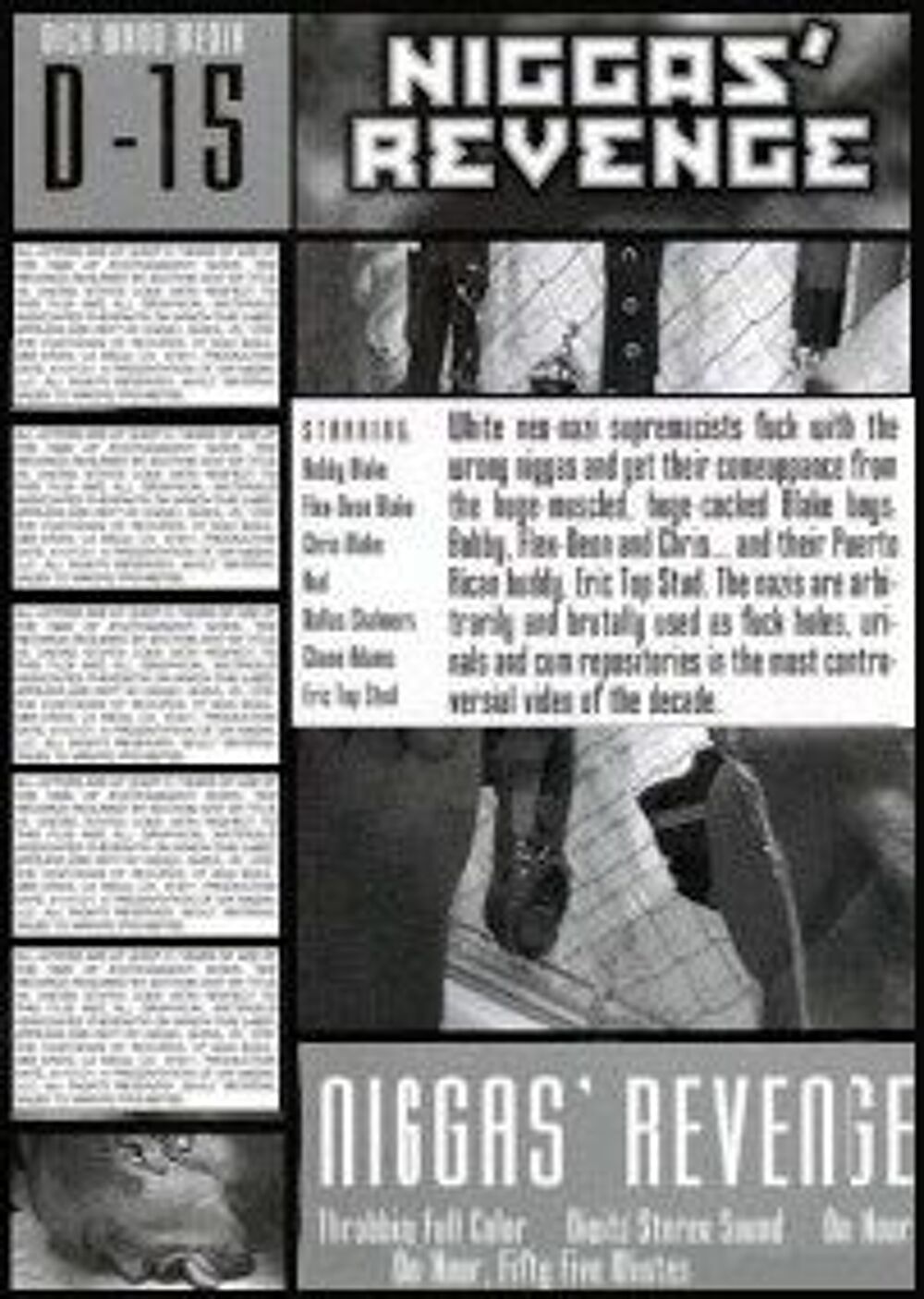 NIGGAS' REVENGE - DICK WADD MEDIA DVD et blu-ray