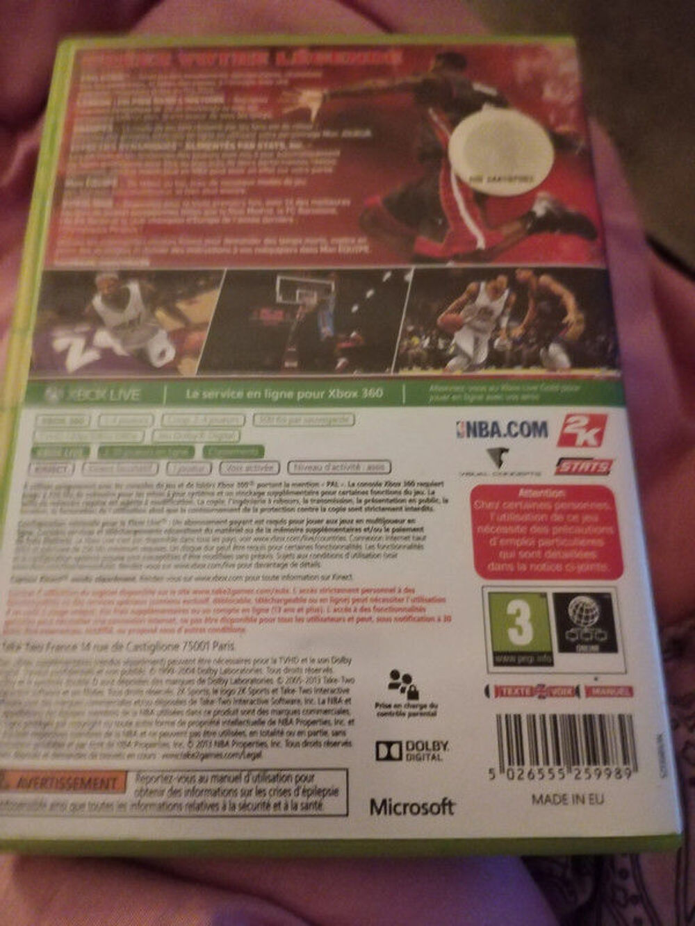 Jeu xbox360 NBA 2k14 Consoles et jeux vidéos
