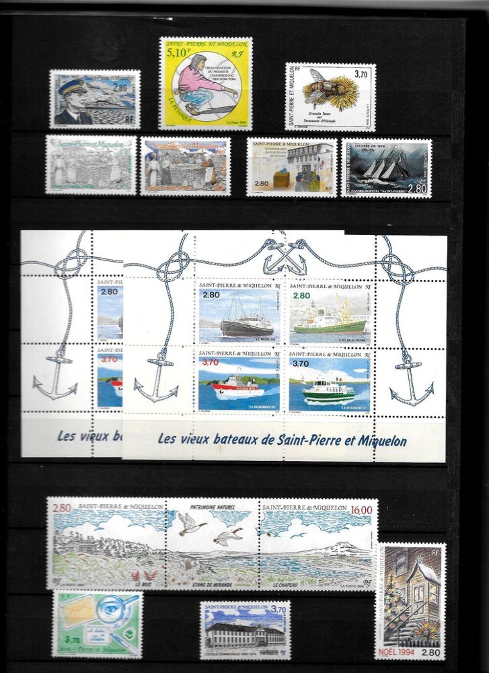 TIMBRES de SAINT PIERRE &amp; MIQUELON 
