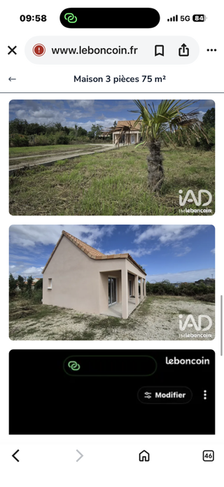  Maison à vendre 2 pièces 75 m²