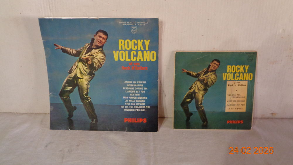 ROCKY VOLCANO VINYLE 25 cm et 45 Tours CD et vinyles