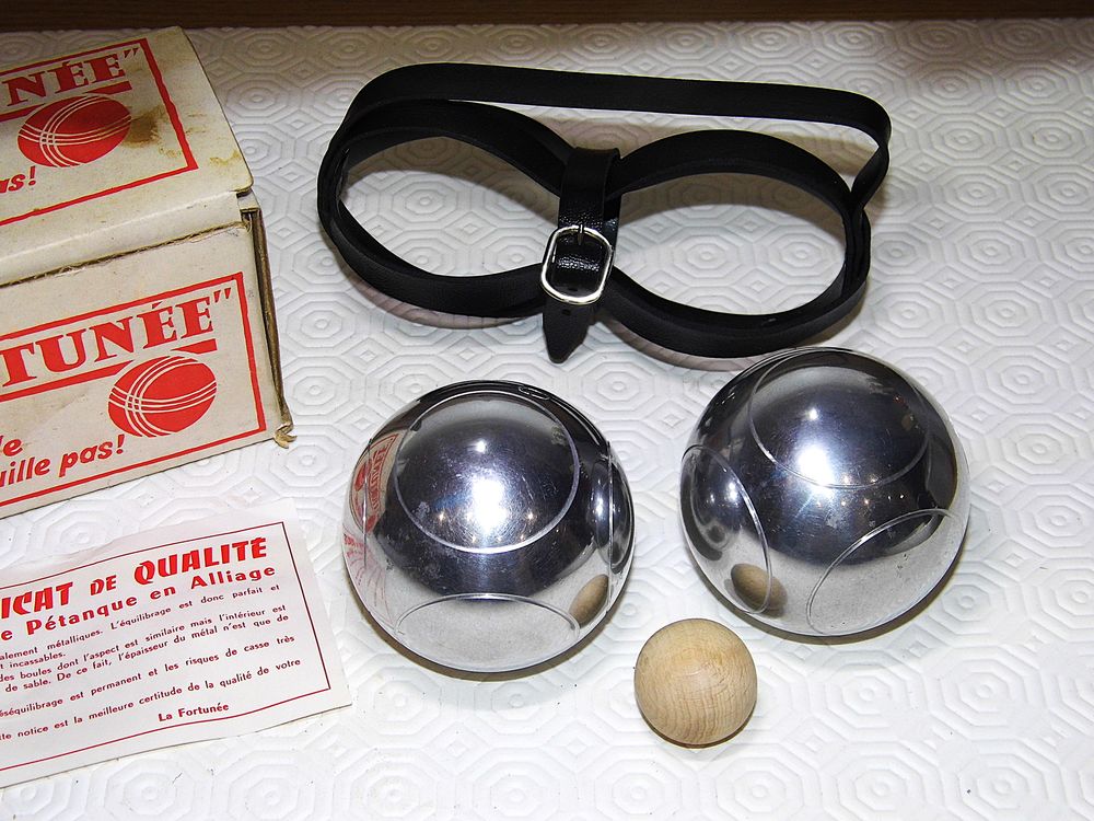 Boules de p&eacute;tanque " LA FORTUNEE " avec boite et filet de transport Sports