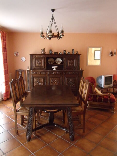 Table + chaise chene massif style basque 450 Gradignan (33)