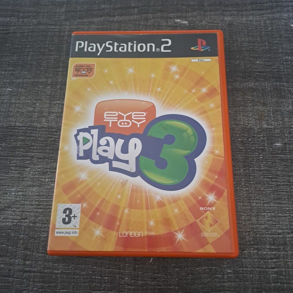3 jeux eye toy avec la camera Playstation2 Consoles et jeux vidos