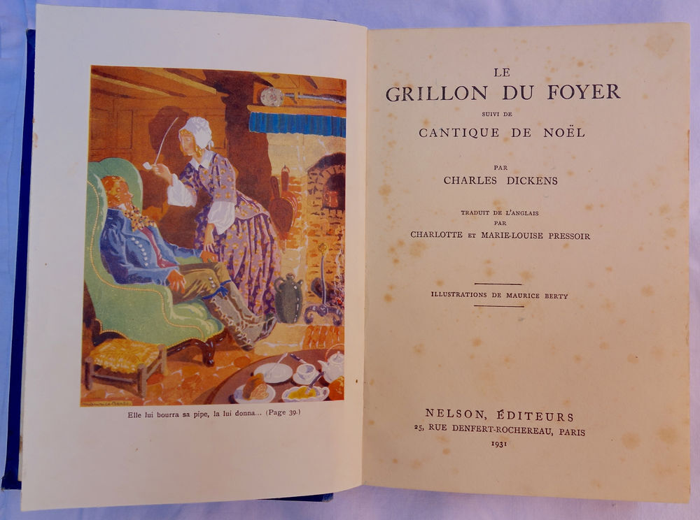 Le Grillon du foyer Livres et BD