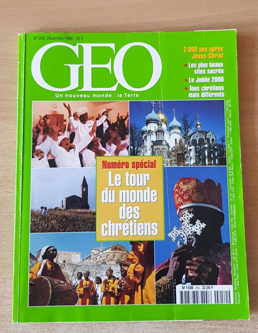 magazine g&eacute;o n&deg;250 decembre 1999 num&eacute;ro sp&eacute;cial 