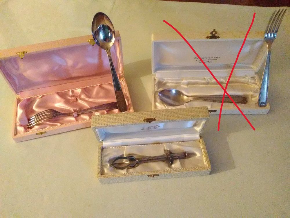 Argenterie Ancienne (2) / par coffret 