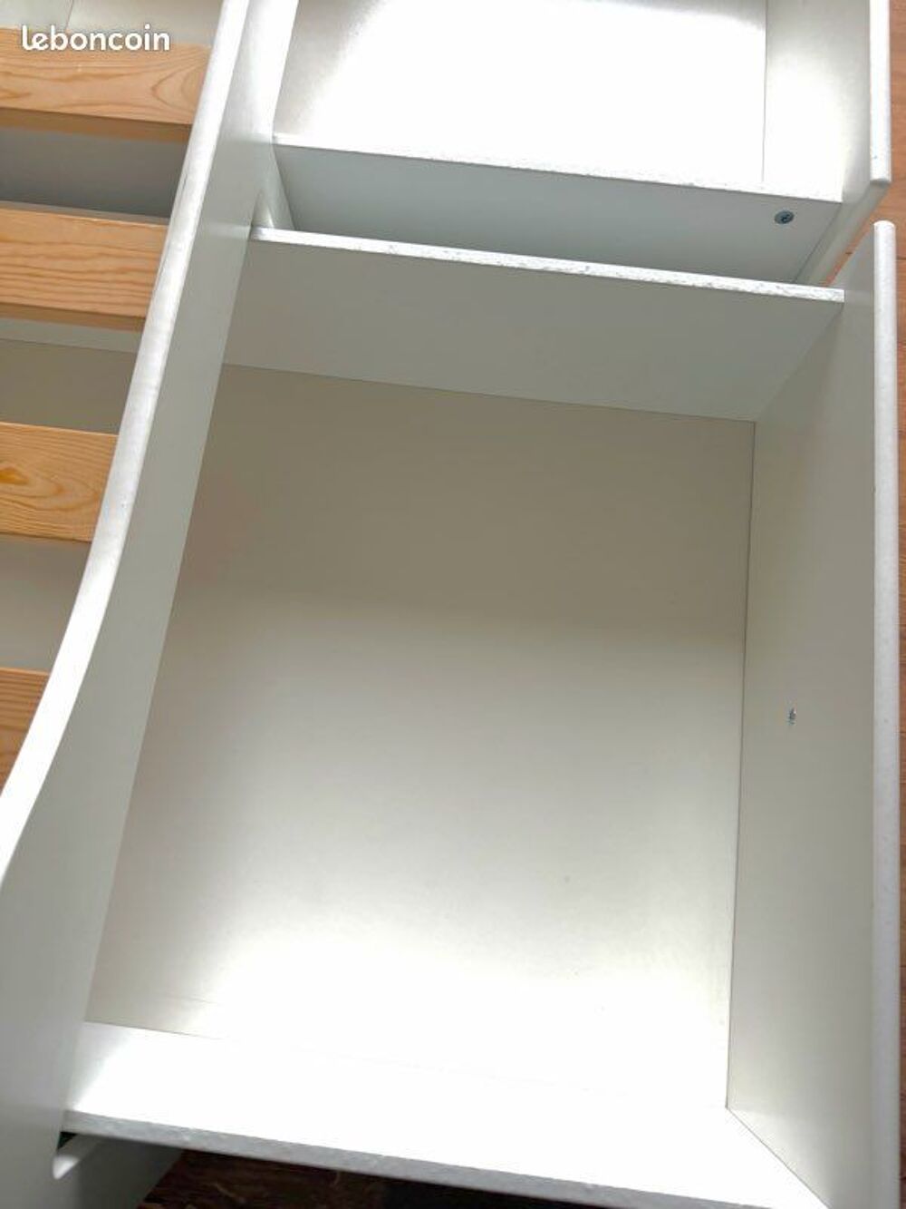 Lit banquette HEMNES IKEA blanc 2 places Meubles