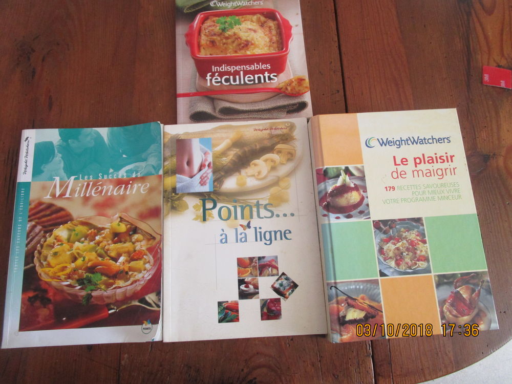5 livres recettes weightwatchers Livres et BD
