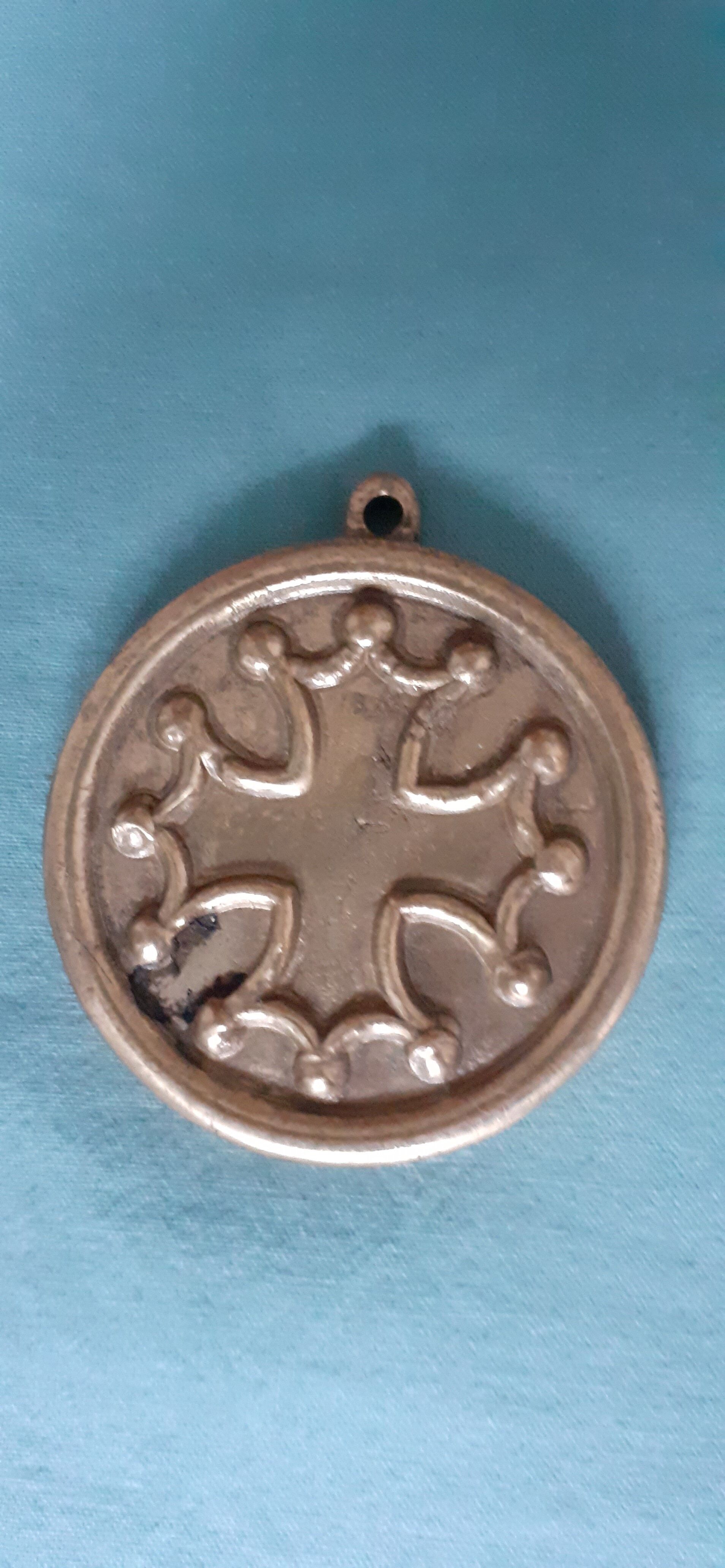 Pendentif Croix Du Languedoc En Or Massif 18 Carats - Fil Rond - Marque Dolly-Bijoux - Neuf Avec étiquettes